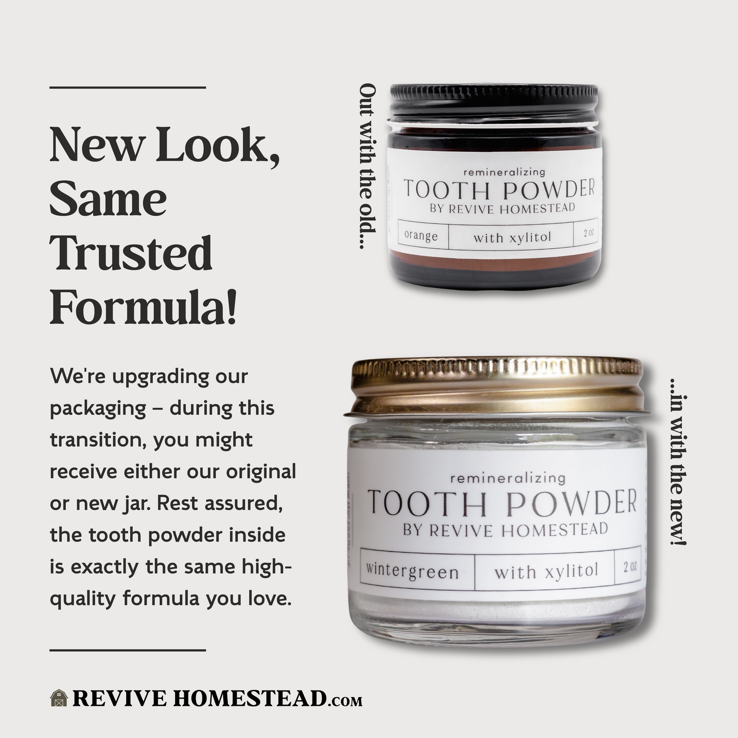 Remineralizing Tooth Powder with Hydroxyapatite (Sweetener-Free)