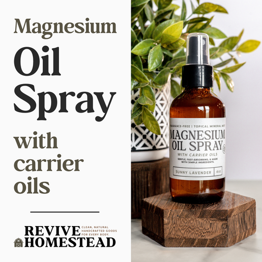 Magnesium Oil Spray with Carrier + Essential Oils