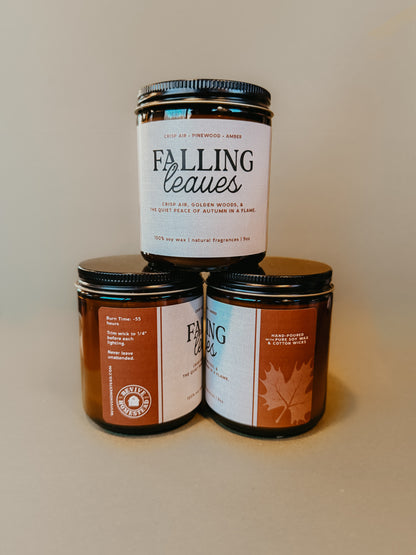 🍂 Falling Leaves — Limited Edition Seasonal Candle