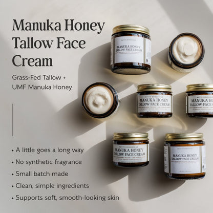 Manuka Honey Tallow Face Cream